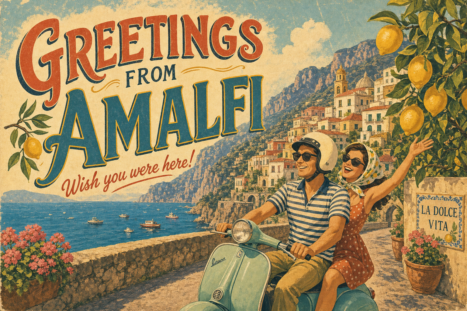 Travel postcard
