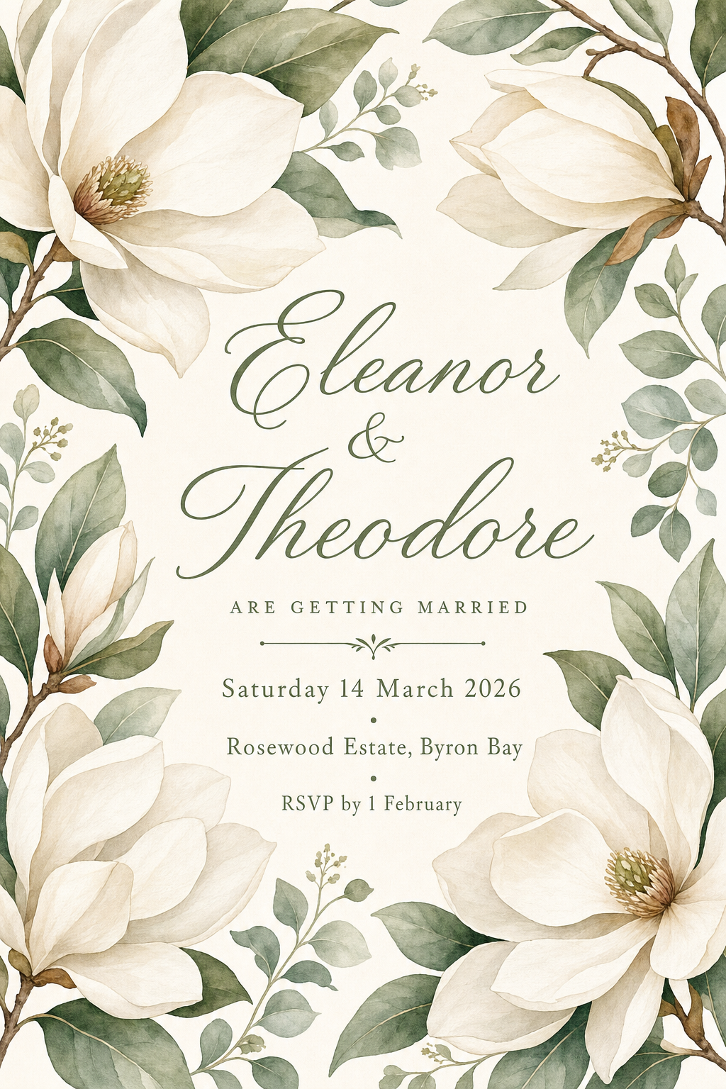 Wedding invitation